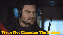 Station19 Jack Gibson GIF - Station19 Jack Gibson Were Not Changing The Subject GIFs