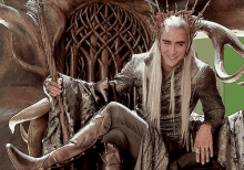 Behind The Scenes The Hobbit GIF - Behind The Scenes The Hobbit Thranduil GIFs