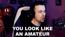 You Look Like An Amateur Dr Lupo GIF - You Look Like An Amateur Dr Lupo You Suck GIFs