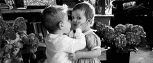 Kids Kissing GIF