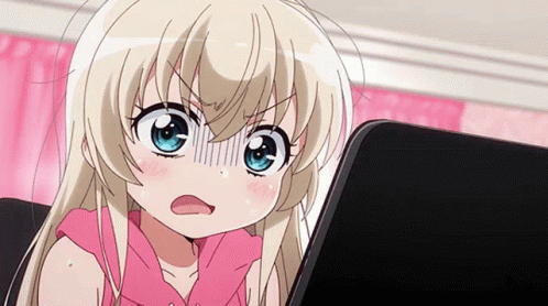 Anime reaction scary GIF on GIFER - by Dianazan