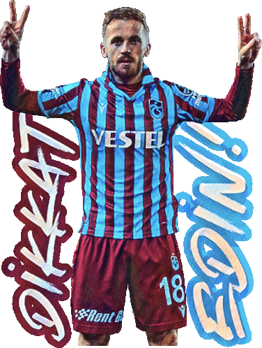 Trabzonspor Edin Sticker - Trabzonspor Edin Vişça Stickers