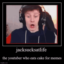 Jacksucksatlife Eating Cake GIF - Jacksucksatlife Eating Cake GIFs