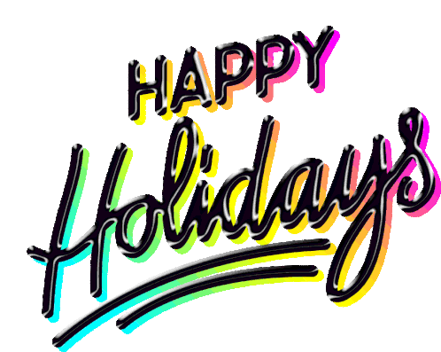 Happy Holidays Happy Sticker - Happy Holidays Happy Stickers