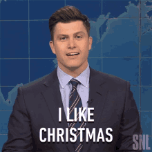 I Like Christmas Saturday Night Live GIF - I Like Christmas Saturday Night Live Weekend Update GIFs