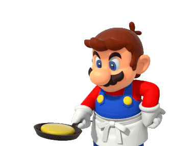 Thumbs Up Pancakes Sticker - Thumbs Up Pancakes Mario Stickers