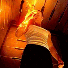 The Human Torch Johnny Storm GIF