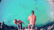 Cliff Jumping In Hawaii GIF - Cliff Jumping Backflip Ocean GIFs