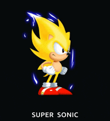 Super Sonic Power GIF - Super Sonic Power GIFs