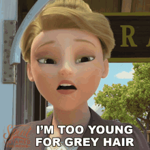 Im Too Young For Grey Hair Aunt Cora GIF