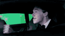 Benedict Cumberbatch Driving GIF - Benedict Cumberbatch Driving Doctor Strange GIFs