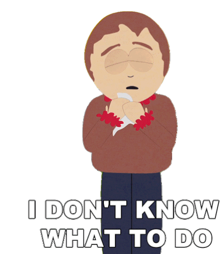 I Dont Know What To Do Sharon Marsh Sticker - I Dont Know What To Do Sharon Marsh South Park Stickers
