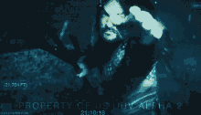 a screen that says property of us uuv alpha 2 at the top