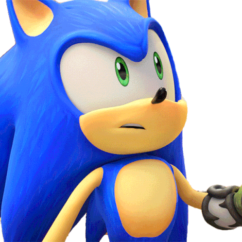 Looking Sonic The Hedgehog Sticker - Looking Sonic The Hedgehog Sonic Prime Stickers