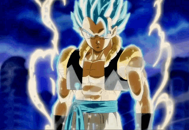 Ultra Gogeta Blue GIF - Ultra Gogeta Blue - Discover & Share GIFs