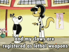 tuff puppy nicktoons kitty my claws are registered lethal weapon