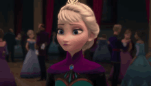 a picture of elsa from frozen with the word fuck written on her chest