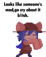 looks like someone 's mad , go cry about it bitch