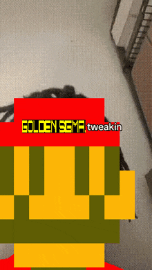 Golden Sigma Mario GIF