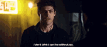Shadow Hunters Malec GIF - Shadow Hunters Malec I Dont Think I Can Live With Out You GIFs