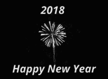 Happy New Year Fire Works GIF - Happy New Year Fire Works 2018 GIFs