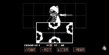 a black and white screenshot of a video game with a character in a hood holding a pumpkin .
