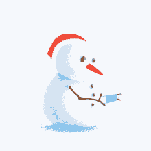 snow christmas cold snowman freezing