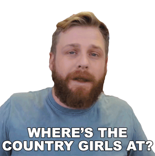 Wheres The Country Girls At Grady Smith Sticker - Wheres The Country Girls At Grady Smith Where Are The Girls Stickers