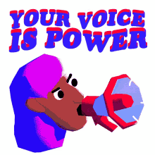 your voice is power power voice black power voting is power