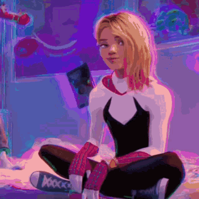 Spider Gwen Spider Man GIF - Spider Gwen Spider Man Ghost Spider - Discover  & Share GIFs