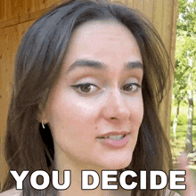 You Decide Ashleigh Ruggles Stanley GIF - You Decide Ashleigh Ruggles Stanley The Law Says What GIFs