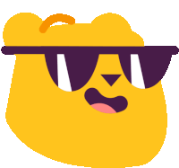 Lelo Bear Wears Sunglasses Sticker - Popoand Lelo Bear Baby Bear Stickers