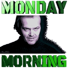 monday morning horror sticker stare