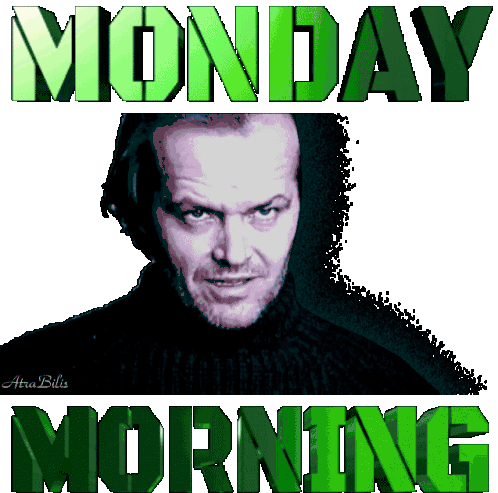Monday Morning Horror Sticker - Monday Morning Horror Sticker Stickers