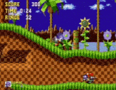 a screenshot of a video game that says sonic on it