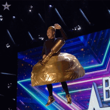 golden buzzer david wailiams britains got talent hanging levitating