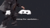 a man is kneeling down in front of a loading screen that says " icing for updates "
