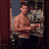Tobey Maguire Abs GIF - Tobey Maguire Abs Muscles GIFs