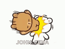 Milk And Mocha John Cena GIF - Milk And Mocha John Cena Kick GIFs