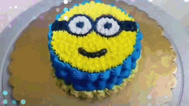 Online yummy minions birthday cake for kids to Hyderabad, Express Delivery  - HyderabadOnlineFlorists
