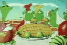 Corn On The Cob All The Fixins GIF - Corn On The Cob All The Fixins Eating Dinner GIFs