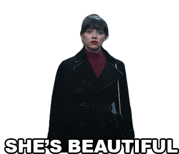 Shes Beautiful Gwendoline Sticker - Shes Beautiful Gwendoline Army Of Thieves Stickers
