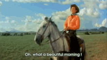 Oh What A Beautiful Morning GIF - Good Morning Musicals Oklahoma GIFs