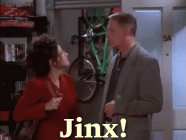 Jinx Elaine GIF - Jinx Seinfeld GIFs