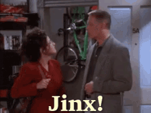 Jinx Elaine GIF - Jinx Seinfeld GIFs