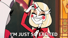 I'M Just So Excited Charlie Morningstar GIF - I'M Just So Excited Charlie Morningstar Hazbin Hotel GIFs