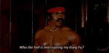 Black Dynamite Who The Hell Is Interrupting My Kung Fu GIF - Black Dynamite Who The Hell Is Interrupting My Kung Fu Interrupted GIFs