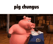 Big Chungus Funny GIF - Big Chungus Funny Pig Chungus GIFs