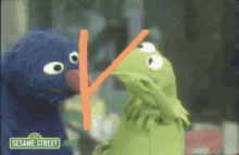 Kermit K GIF - Sesame Street Kermit The Frog Letter GIFs