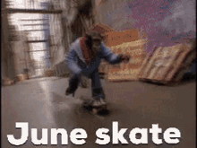 June Skate Monkey GIF - June Skate Monkey Skateboard GIFs